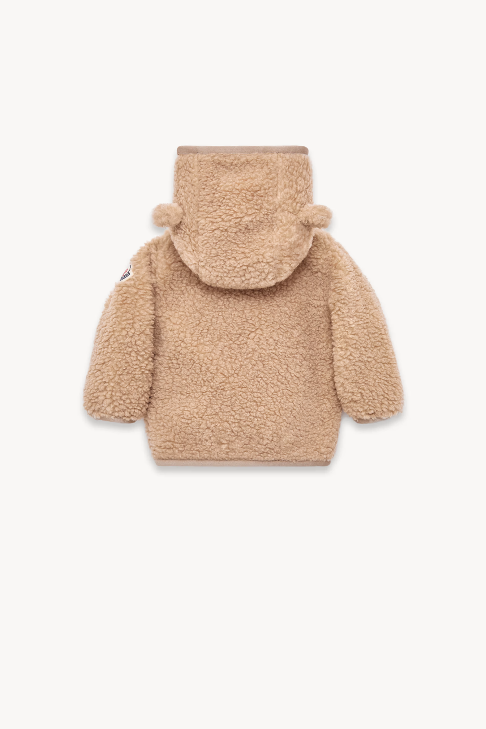 Teddy Zip-Up Hoodie Gender Neutral Beige Moncler 4